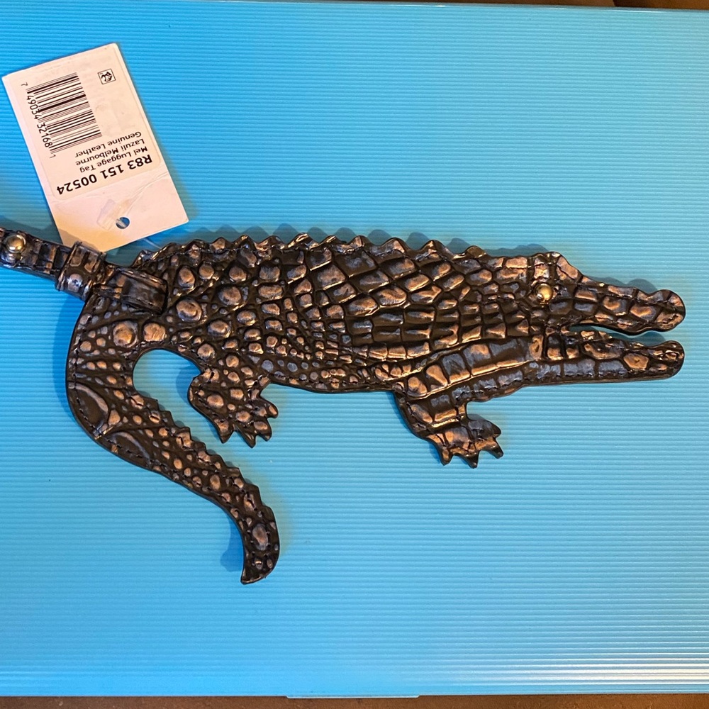NWT Brahmin Mel Luggage Tag Lazuli